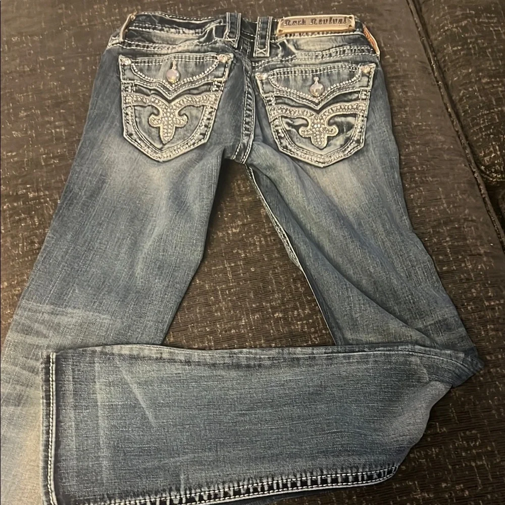 Rock Revival Blue Boot Cut Jeans - Picture 5 of 5